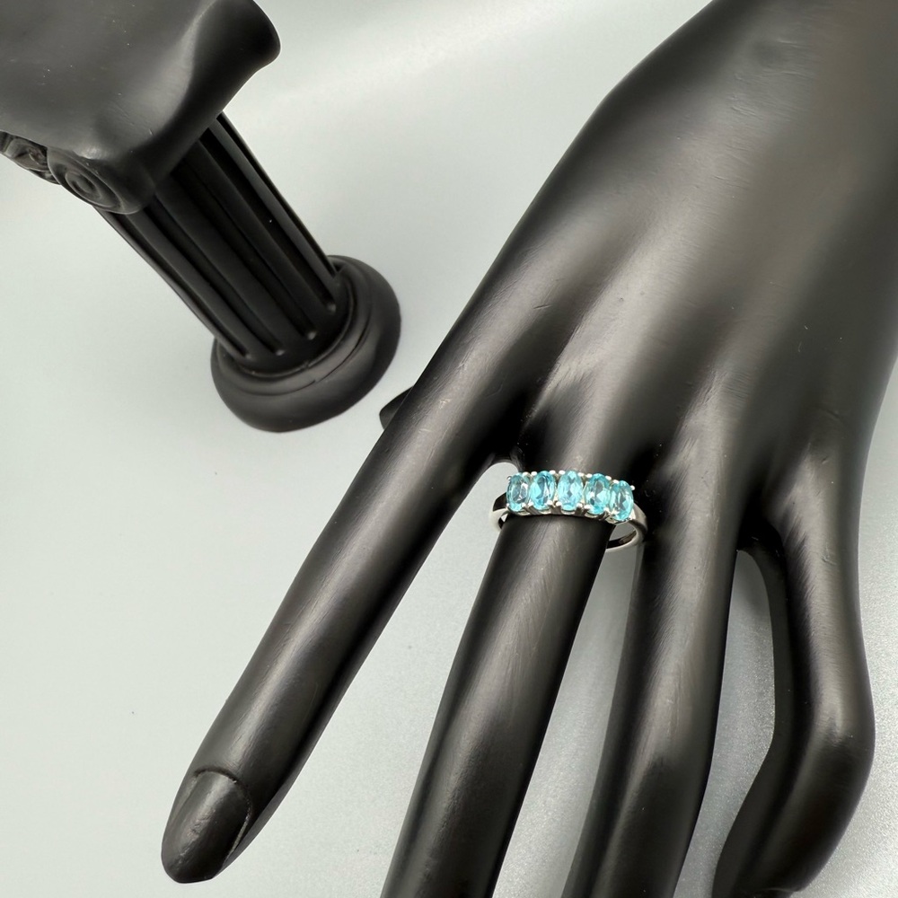 🩵Elegant Blue Gemstone Ring🩵
